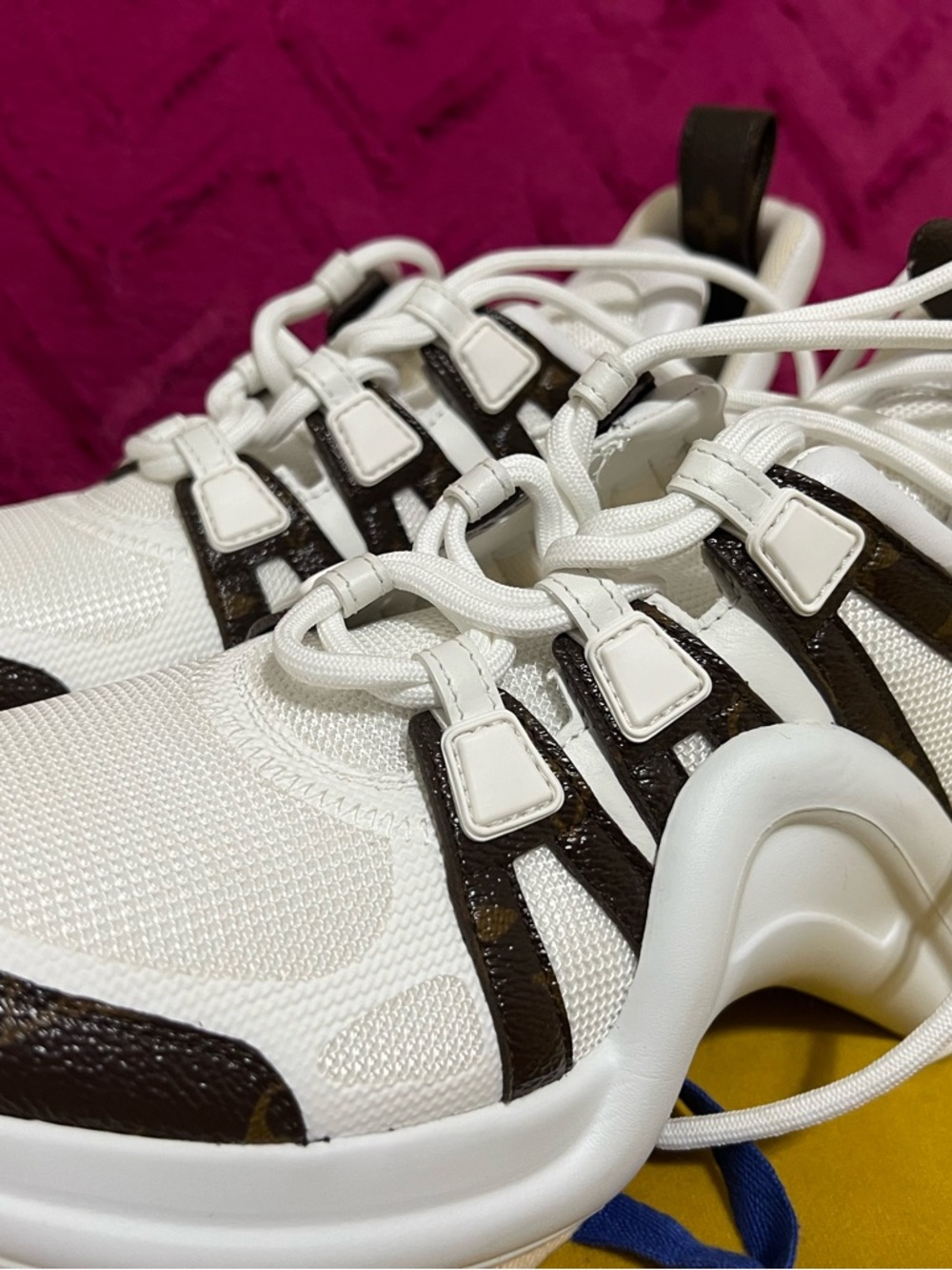 Louis Vuitton Lv Archlight Monogram Chunky Sneaker size 38.5 - Picture 4 of 16